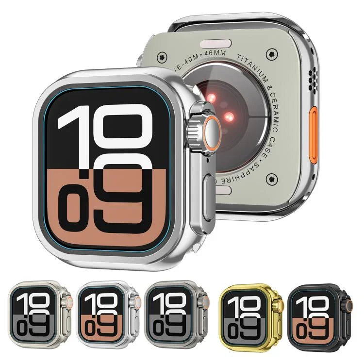 غطاء ساعة من سبيكة الزنك مقاس Ultra 49مم، لسلسلة Apple Watch 6 / 5 / 4 / SE مقاس 44مم، لسلسلة Apple Watch 10 / 11 مقاس 46مم، لسلسلة Apple Watch 9 / 8 / 7 مقاس 45مم