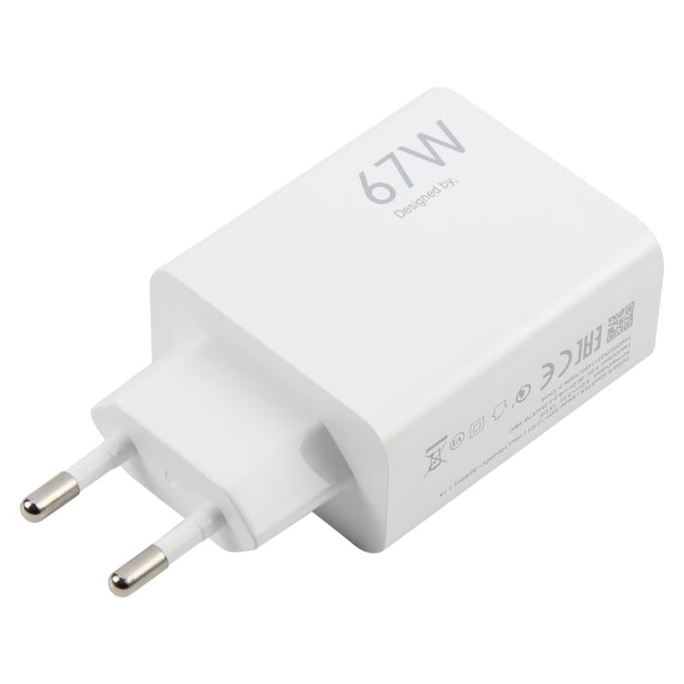 67W USB Fast Charger with 1m USB to Type-C Cable, 67W Type-C Cable