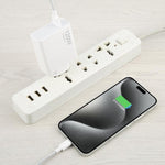 شاحن USB سريع 120 واط مع كابل USB إلى Type-C بطول 1 متر، 120 واط