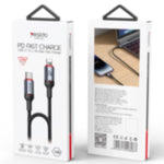 Yesido CA182 PD27W 3A كابل بيانات شحن USB-C / Type-C إلى 8 دبابيس، الطول: 1.2م، CA182