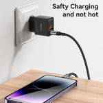 Yesido CA182 PD27W 3A كابل بيانات شحن USB-C / Type-C إلى 8 دبابيس، الطول: 1.2م، CA182