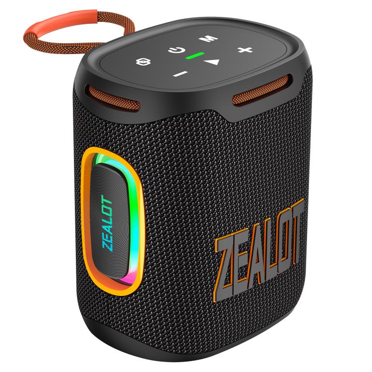 مكبر صوت بلوتوث مقاوم للماء بقوة 25 واط Zealot S122 مع إضاءة RGB خارجية IPX6