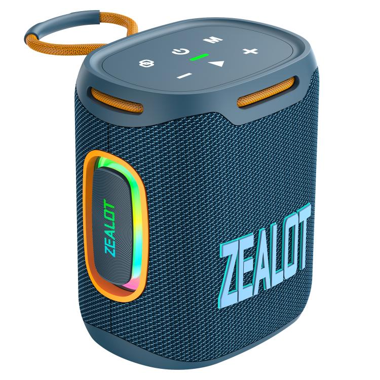 مكبر صوت بلوتوث مقاوم للماء بقوة 25 واط Zealot S122 مع إضاءة RGB خارجية IPX6