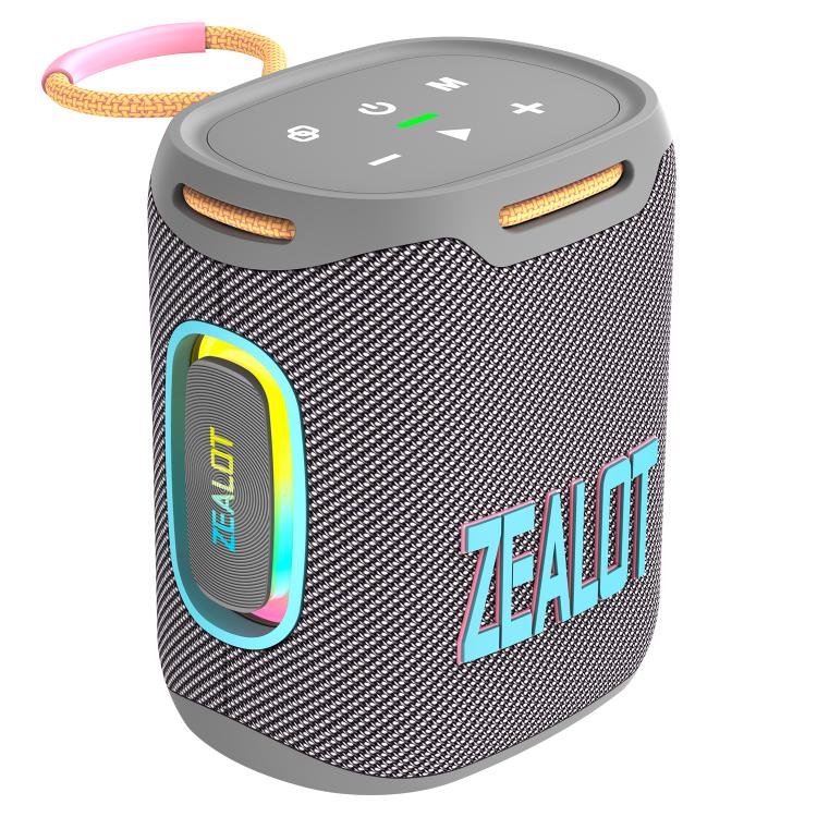 مكبر صوت بلوتوث مقاوم للماء بقوة 25 واط Zealot S122 مع إضاءة RGB خارجية IPX6