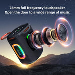 مكبر صوت بلوتوث مقاوم للماء بقوة 25 واط Zealot S122 مع إضاءة RGB خارجية IPX6