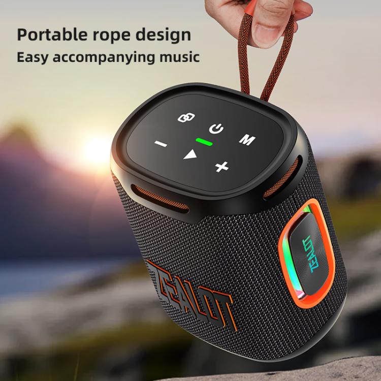 مكبر صوت بلوتوث مقاوم للماء بقوة 25 واط Zealot S122 مع إضاءة RGB خارجية IPX6