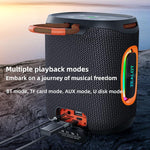 مكبر صوت بلوتوث مقاوم للماء بقوة 25 واط Zealot S122 مع إضاءة RGB خارجية IPX6