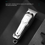 ماكينة حلاقة شعر كهربائية USB بشفرة فولاذ كربوني 5 واط VGR V-071