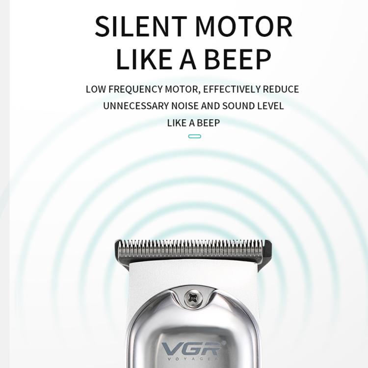 ماكينة حلاقة شعر كهربائية USB بشفرة فولاذ كربوني 5 واط VGR V-071