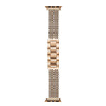 سوار ساعة من الفولاذ المقاوم للصدأ بست سلاسل، لساعات Apple Watch مقاسات 46مم / 49مم / 45مم / 44مم، لساعات Apple Watch مقاسات 42مم / 41مم / 40مم / 38مم