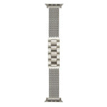 سوار ساعة من الفولاذ المقاوم للصدأ بست سلاسل، لساعات Apple Watch مقاسات 46مم / 49مم / 45مم / 44مم، لساعات Apple Watch مقاسات 42مم / 41مم / 40مم / 38مم