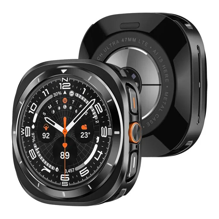 Aluminum Alloy Metal PC Watch Protective Cover, For Samsung Galaxy Watch Ultra 47mm / Ultra 2025