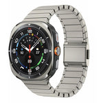 سوار ساعة من الفولاذ المقاوم للصدأ مع إبزيم نورمان من الخيزران، لساعات Samsung Galaxy Watch Ultra 47mm / Ultra 2025