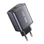 شاحن سريع REMAX U2-AC بقوة 67 واط USB و Type-C GaN مع شاشة رقمية، قابس الاتحاد الأوروبي، قابس المملكة المتحدة