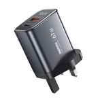 شاحن سريع REMAX U2-AC بقوة 67 واط USB و Type-C GaN مع شاشة رقمية، قابس الاتحاد الأوروبي، قابس المملكة المتحدة
