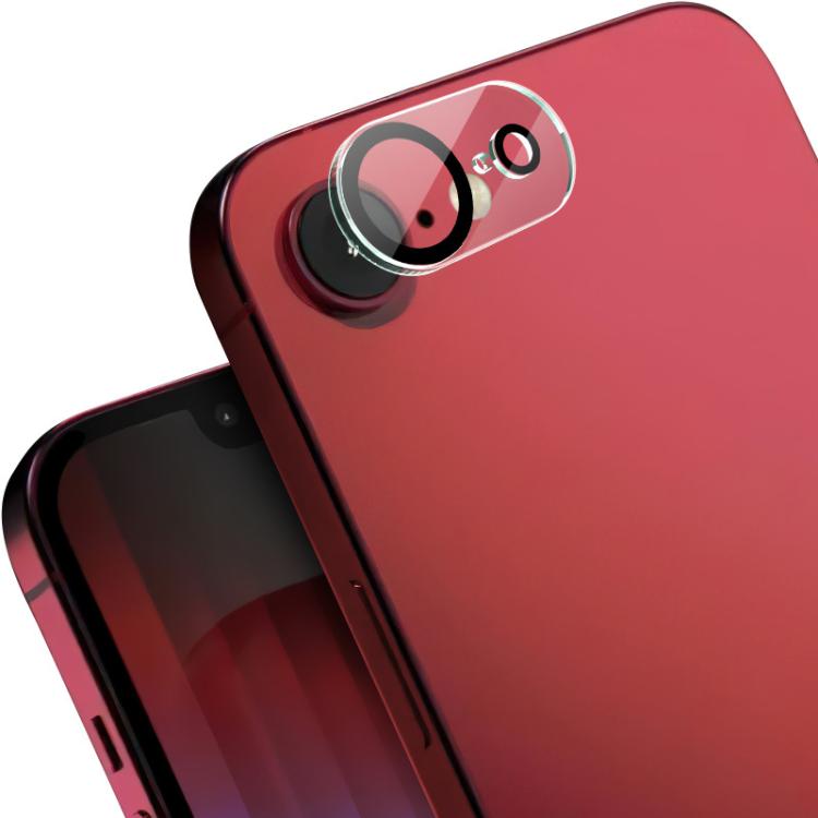 فيلم عدسة كاميرا خلفية مدمجة عالية الدقة من IMAK، تصميم العين السوداء، لهواتف iPhone 16e / 17e، iPhone 17 Pro Max، iPhone 17 Pro، iPhone 17، iPhone Air