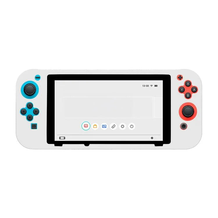 Game Console Solid Color Silicone Full Protective Case, For Nintendo Switch
