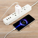 شاحن سريع AR-PD12 بقوة 65 واط QC3.0 USB و USB-C / Type-C PD، قابس الولايات المتحدة، قابس الولايات المتحدة