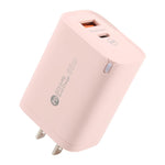 شاحن سريع AR-PD12 بقوة 65 واط QC3.0 USB و USB-C / Type-C PD، قابس الولايات المتحدة، قابس الولايات المتحدة
