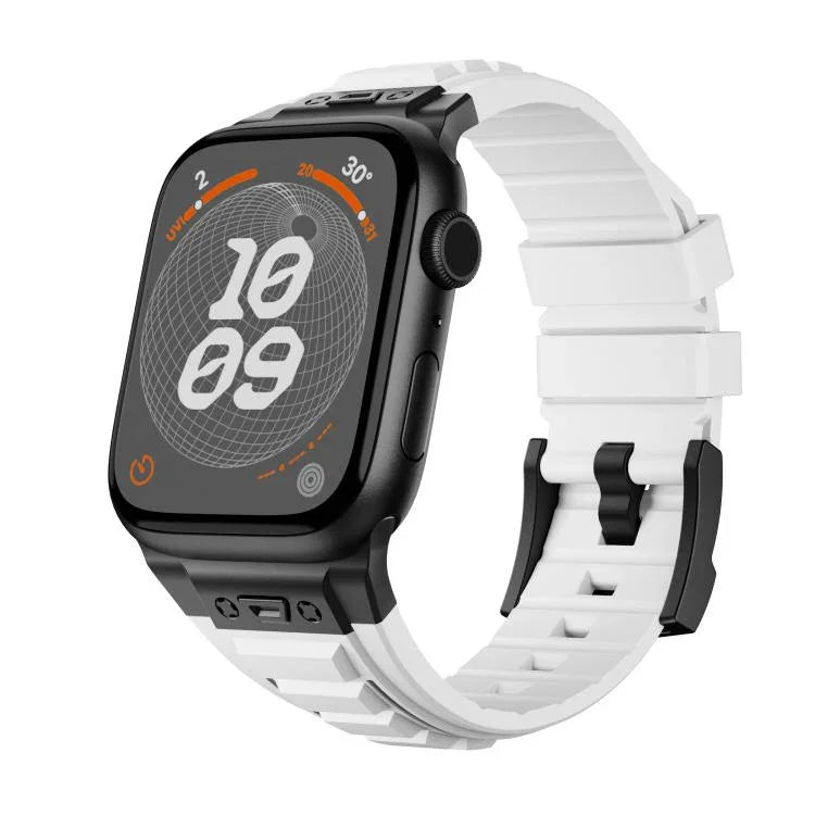 Kalebol High Stretch Silicone Armor Watch Band, For Apple Watch 46mm / 49mm / 45mm / 44mm