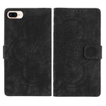 Mandala Embossed Retro Frosted Leather Phone Case, For iPhone XR, For iPhone XS Max, For iPhone 7 Plus / 8 Plus