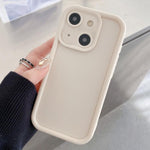 غطاء هاتف TPU بإطار مقاوم للصدمات مع فتحات دقيقة ومعتم، لهاتف iPhone 16 Pro، لهاتف iPhone 16 Plus، لهاتف iPhone 16، لهاتف iPhone 15 Pro Max، لهاتف iPhone 15 Pro، لهاتف iPhone 15 Plus