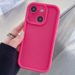 غطاء هاتف TPU بإطار مقاوم للصدمات مع فتحات دقيقة ومعتم، لهاتف iPhone 16 Pro، لهاتف iPhone 16 Plus، لهاتف iPhone 16، لهاتف iPhone 15 Pro Max، لهاتف iPhone 15 Pro، لهاتف iPhone 15 Plus
