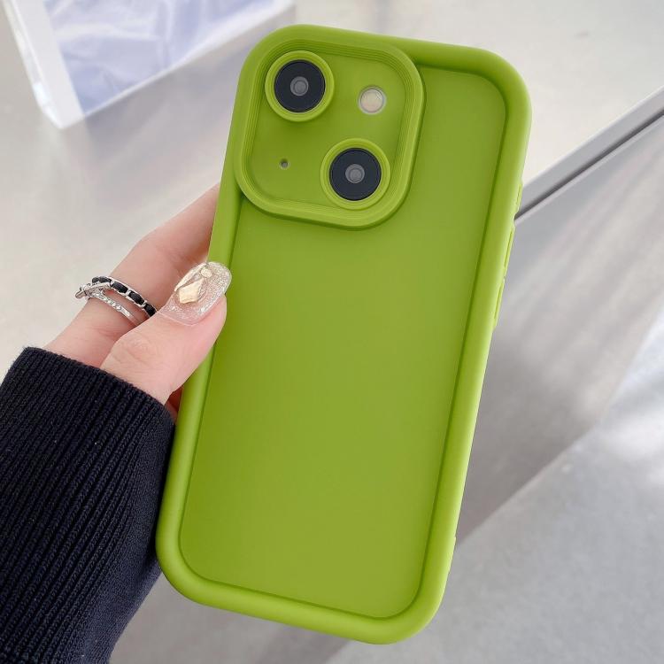 غطاء هاتف TPU بإطار مقاوم للصدمات مع فتحات دقيقة ومعتم، لهاتف iPhone 16 Pro، لهاتف iPhone 16 Plus، لهاتف iPhone 16، لهاتف iPhone 15 Pro Max، لهاتف iPhone 15 Pro، لهاتف iPhone 15 Plus