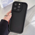 غطاء هاتف TPU مع إطار مقاوم للصدمات، تصميم غير لامع مع فتحات دقيقة، لهواتف iPhone 13 Pro Max، iPhone 13 Pro، iPhone 13، iPhone 12، iPhone 12 Pro Max، iPhone 12 Pro