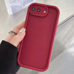 غطاء هاتف TPU مع إطار مقاوم للصدمات، تصميم غير لامع مع فتحات دقيقة، لهواتف iPhone 8 Plus / 7 Plus