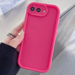غطاء هاتف TPU مع إطار مقاوم للصدمات، تصميم غير لامع مع فتحات دقيقة، لهواتف iPhone 8 Plus / 7 Plus