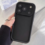 غطاء هاتف TPU بإطار مقاوم للصدمات مع فتحات دقيقة ومعتم، لهواتف iPhone 17e / 16e، لهاتف iPhone 17 Pro Max، لهاتف iPhone 17 Pro، لهاتف iPhone 17، لهاتف iPhone Air، لهاتف iPhone 16 Pro Max