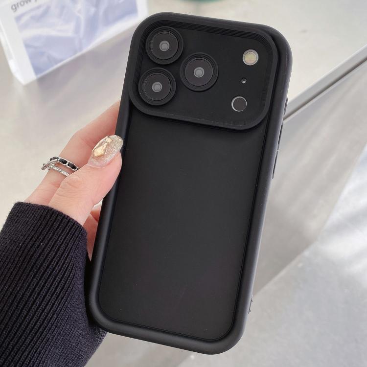 غطاء هاتف TPU بإطار مقاوم للصدمات مع فتحات دقيقة ومعتم، لهواتف iPhone 17e / 16e، لهاتف iPhone 17 Pro Max، لهاتف iPhone 17 Pro، لهاتف iPhone 17، لهاتف iPhone Air، لهاتف iPhone 16 Pro Max
