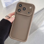 غطاء هاتف TPU بإطار مقاوم للصدمات مع فتحات دقيقة ومعتم، لهواتف iPhone 17e / 16e، لهاتف iPhone 17 Pro Max، لهاتف iPhone 17 Pro، لهاتف iPhone 17، لهاتف iPhone Air، لهاتف iPhone 16 Pro Max