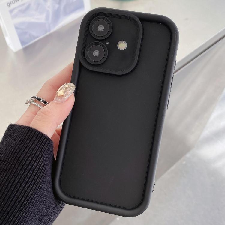 غطاء هاتف TPU بإطار مقاوم للصدمات مع فتحات دقيقة ومعتم، لهواتف iPhone 17e / 16e، لهاتف iPhone 17 Pro Max، لهاتف iPhone 17 Pro، لهاتف iPhone 17، لهاتف iPhone Air، لهاتف iPhone 16 Pro Max
