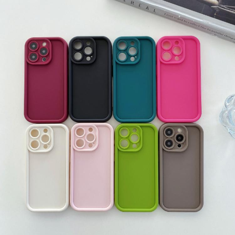 غطاء هاتف TPU بإطار مقاوم للصدمات مع فتحات دقيقة ومعتم، لهواتف iPhone 17e / 16e، لهاتف iPhone 17 Pro Max، لهاتف iPhone 17 Pro، لهاتف iPhone 17، لهاتف iPhone Air، لهاتف iPhone 16 Pro Max