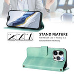 Line Splicing Buckle Retro Leather Phone Case, For iPhone 13 Pro Max, For iPhone 13 Pro, For iPhone 13 mini, For iPhone 12 / 12 Pro, For iPhone 12 Pro Max, For iPhone 12 mini