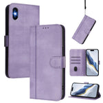غطاء هاتف جلدي رجعي مع إبزيم توصيل الخطوط، لـ iPhone 11 Pro Max، iPhone 11، iPhone 11 Pro، iPhone X / XS، iPhone XR، iPhone XS Max