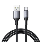 JOYROOM S-A28 سلسلة فلاش كابل بيانات شحن سريع 60W 480Mbps، الطول: 2م، كابل Type-C إلى Type-C، كابل Type-C إلى 8 دبابيس، كابل USB إلى Type-C، كابل USB إلى 8 دبابيس