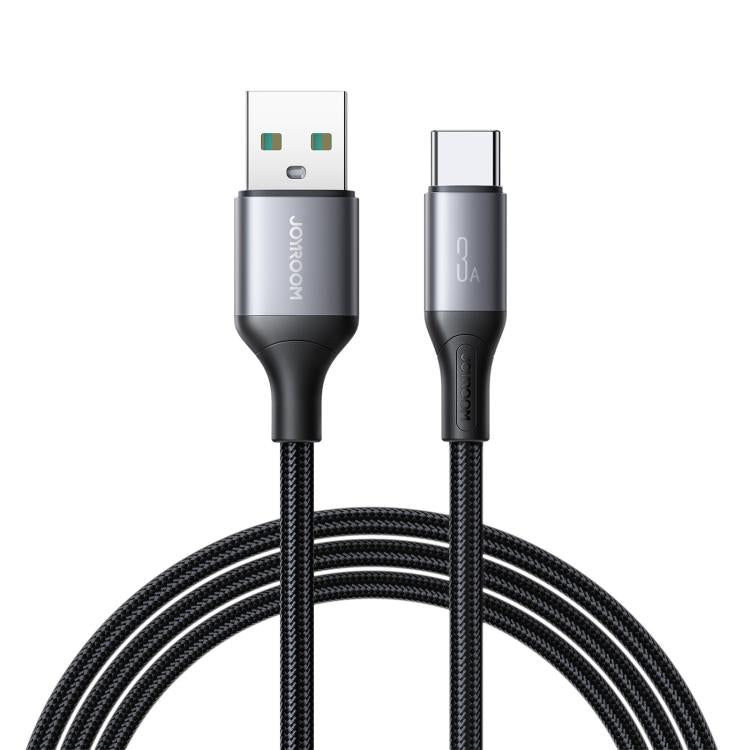 JOYROOM S-A28 سلسلة فلاش كابل بيانات شحن سريع 60W 480Mbps، الطول: 2م، كابل Type-C إلى Type-C، كابل Type-C إلى 8 دبابيس، كابل USB إلى Type-C، كابل USB إلى 8 دبابيس