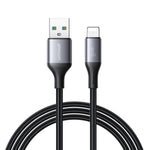 JOYROOM S-A28 سلسلة فلاش كابل بيانات شحن سريع 60W 480Mbps، الطول: 2م، كابل Type-C إلى Type-C، كابل Type-C إلى 8 دبابيس، كابل USB إلى Type-C، كابل USB إلى 8 دبابيس