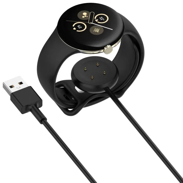 كابل شحن لساعة جوجل بيكسل 3 / 2 xDfind الذكية، الطول: 1 متر، منفذ USB، منفذ USB-C / Type-C