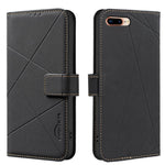 Geometric Pattern RFID Leather Phone Case, For iPhone XR, For iPhone XS Max, For iPhone 6 Plus / 7 Plus / 8 Plus