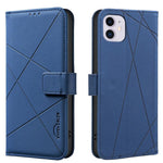 غطاء هاتف جلدي بنمط هندسي مع RFID، لـ iPhone 6 / 7 / 8 / SE، iPhone 13 Pro Max، iPhone 13 Pro، iPhone 12 / 12 Pro، iPhone 12 Pro Max، iPhone 11 Pro Max، iPhone 11، iPhone 11 Pro