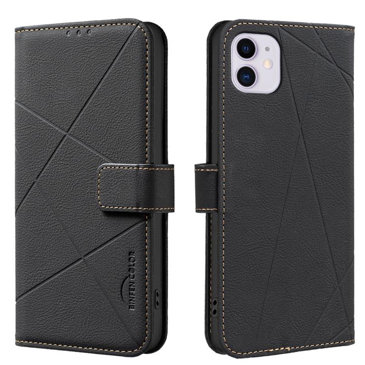غطاء هاتف جلدي بنمط هندسي مع RFID، لـ iPhone 6 / 7 / 8 / SE، iPhone 13 Pro Max، iPhone 13 Pro، iPhone 12 / 12 Pro، iPhone 12 Pro Max، iPhone 11 Pro Max، iPhone 11، iPhone 11 Pro