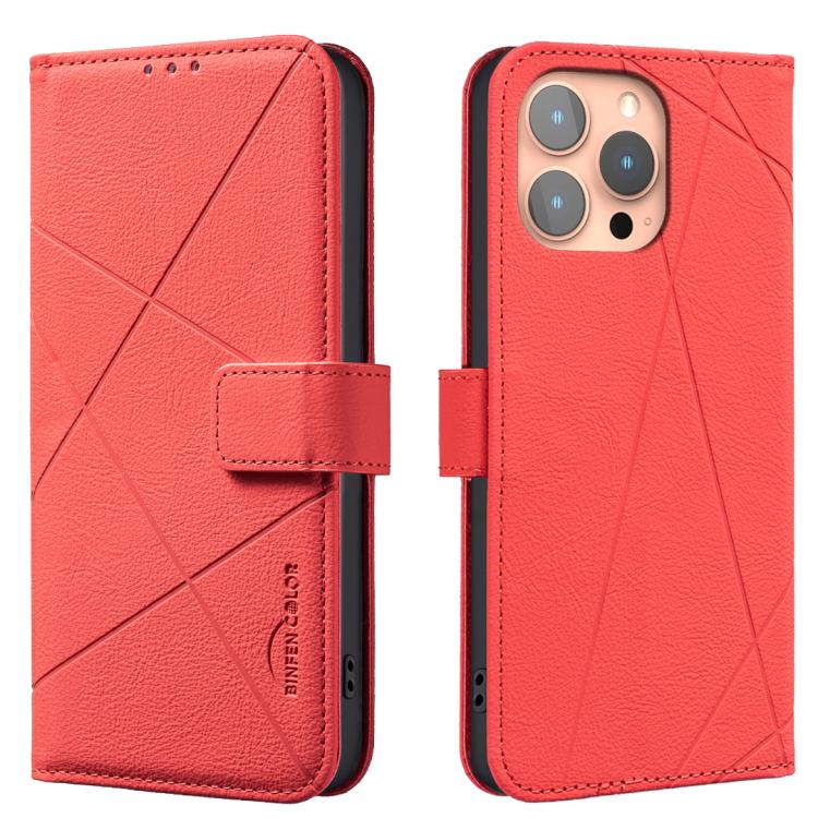 غطاء هاتف جلدي بنمط هندسي مع RFID، لـ iPhone 6 / 7 / 8 / SE، iPhone 13 Pro Max، iPhone 13 Pro، iPhone 12 / 12 Pro، iPhone 12 Pro Max، iPhone 11 Pro Max، iPhone 11، iPhone 11 Pro