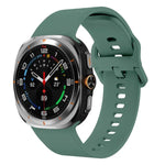 Solid Color Colorful Buckle Silicone Watch Band, For Samsung Galaxy Watch Ultra 47mm / Ultra 2025