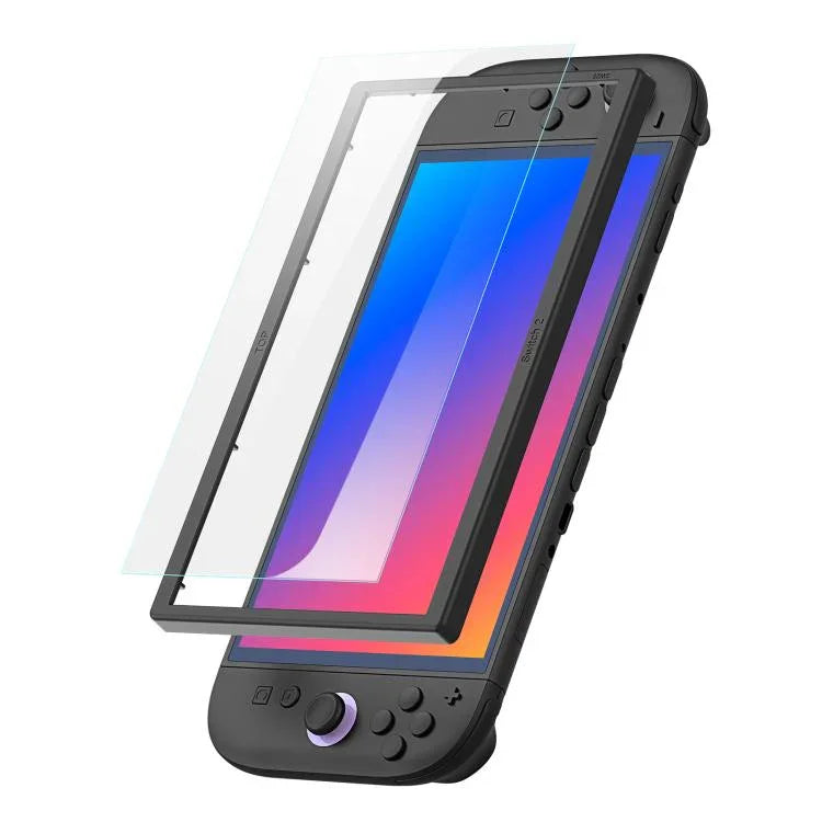 فيلم زجاجي مقسى كامل الشاشة DUX DUCIS HD مع موضع، لـ Nintendo Switch 2