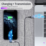 كابل شحن USB إلى 8 بن بزاوية دوران 180 درجة 2.4A، 1.2 متر 8 بن، 2 متر 8 بن