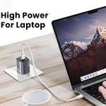 شاحن سريع USAMS CC306 T66 45 واط مزدوج USB-C / Type-C GaN، قابس الولايات المتحدة، CC306